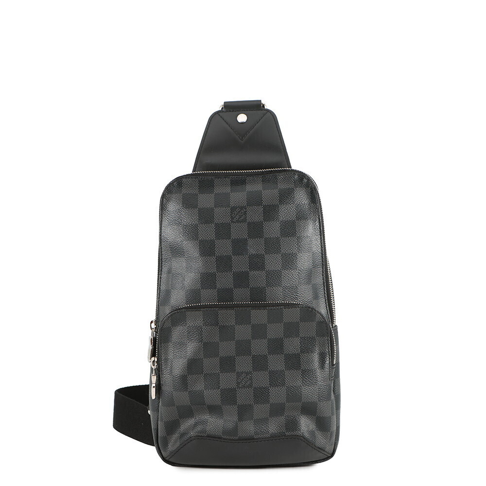 Louis Vuitton Damier Graphite Black Avenue Sling Bag Black